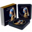USA QUARANTINED ART - GIRL with a PEARL EARRING - FACE MASK - VERMEER series CORONAVIRUS American Silver Eagle 2020 Walking Liberty $1 Silver coin Gold plated 1 oz